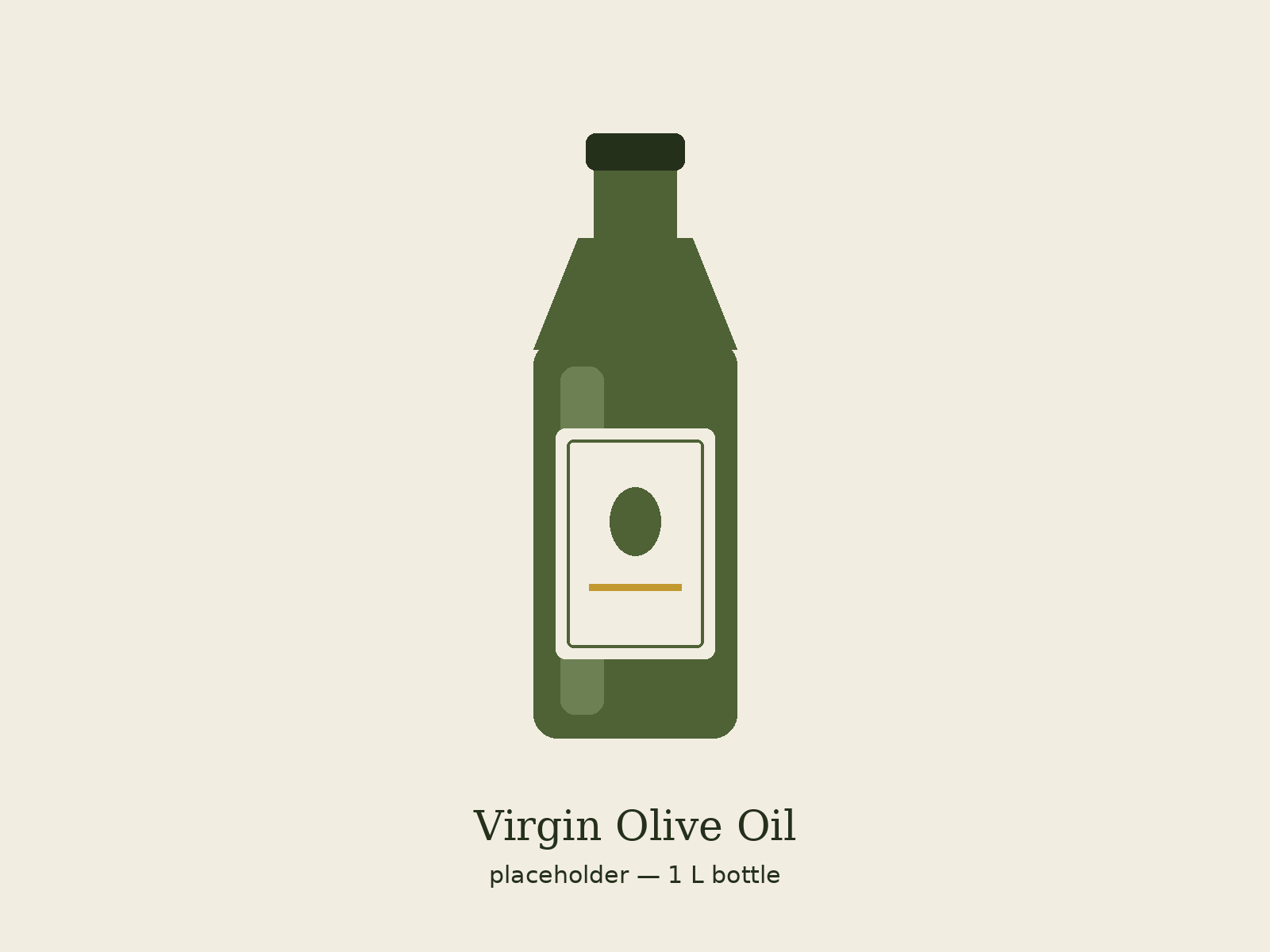 Antakya Yağ Sanayi virgin olive oil in a one-litre glass bottle